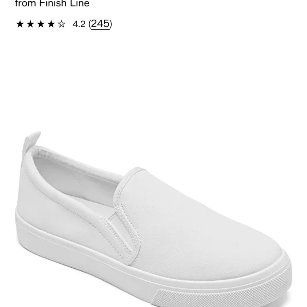 Skechers White Slip-On Sneakers NWT